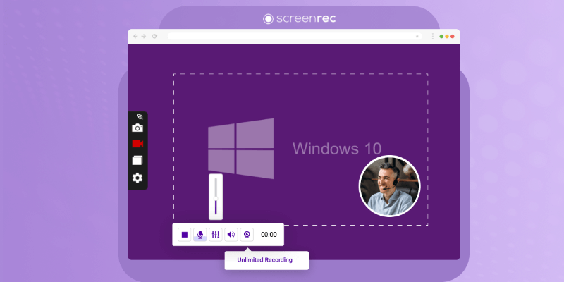 ScreenRec für PC ohne Wasserzeichen