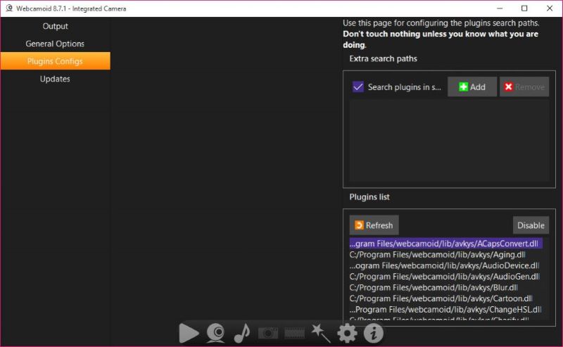 Webcamoid Webcam-Recorder für Linux