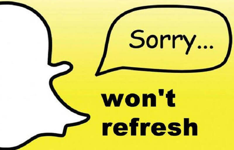 Auflisten der häufigsten Gründe dafür, dass Snapchat nicht aktualisiert werden kann