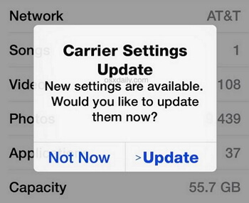 Carrier Cellular Update überprüfen