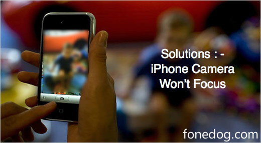 Fixieren der Iphone-Kamera ohne Fokus