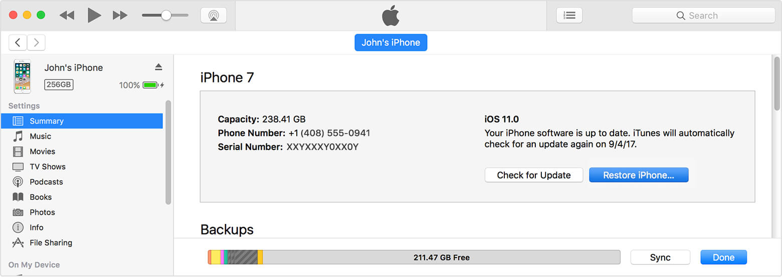 iPhone wiederherstellen