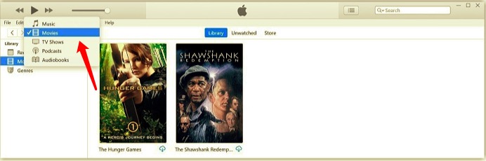 Filme auf iTunes abspielen