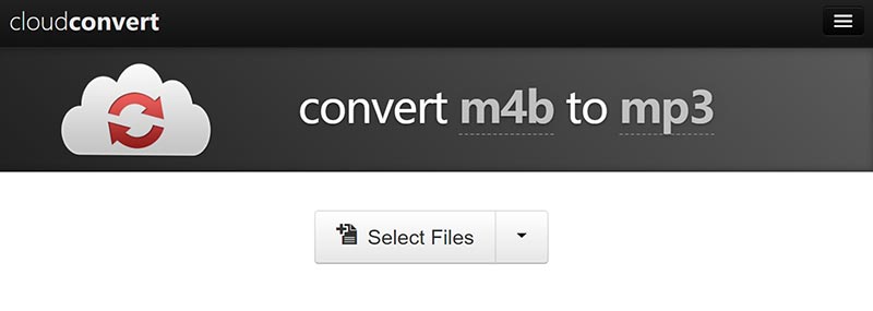 Online-Tool zum Konvertieren von FLAC in MP3: CloudConvert