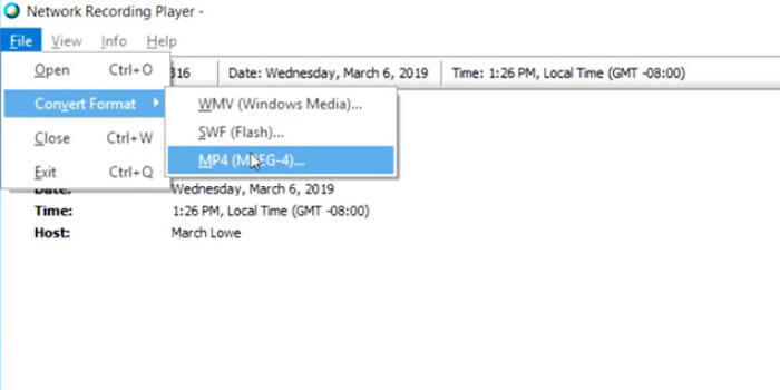 So konvertieren Sie ARF in MP4 mit Webex