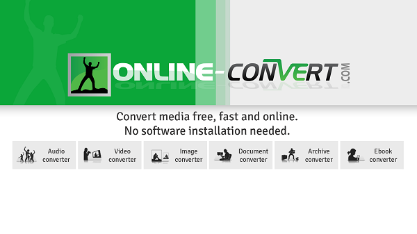 Verwenden Sie Online-Convert, um MP4 in WAV zu konvertieren