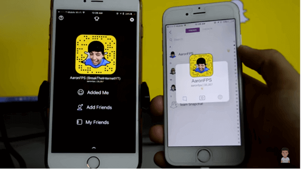 Erlernen der Verwendung von Facetime auf Snapchat