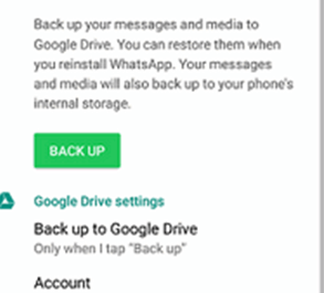 WhatsApp-Chats auf Google Drive sichern