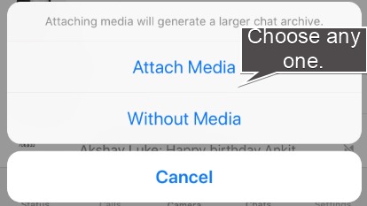 Übertragen Sie WhatsApp-Medien per E-Mail vom iPhone auf den PC