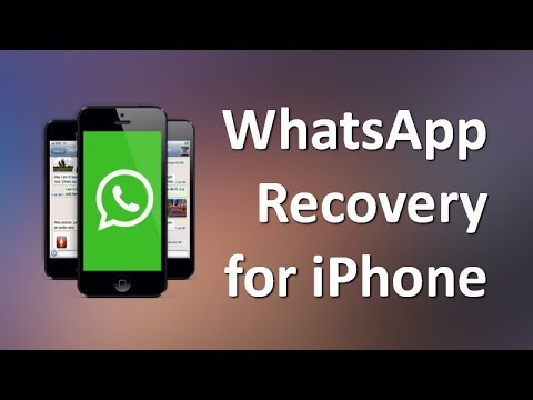 Verwenden Sie Whatsapp Recovery für iPhone X / 8 / 7 / 6s