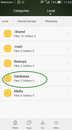 Fix WhatsApp-Wiederherstellung fehlgeschlagen auf Android: Verwenden Sie die lokale Sicherung