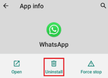 Installieren Sie die WhatsApp-Anwendung neu