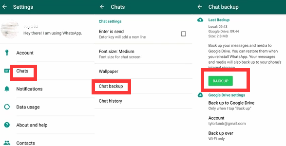So sichern Sie WhatsApp auf dem PC