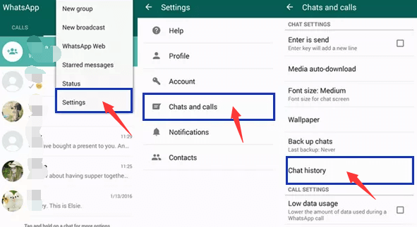 So löschen Sie den WhatsApp-Chatverlauf